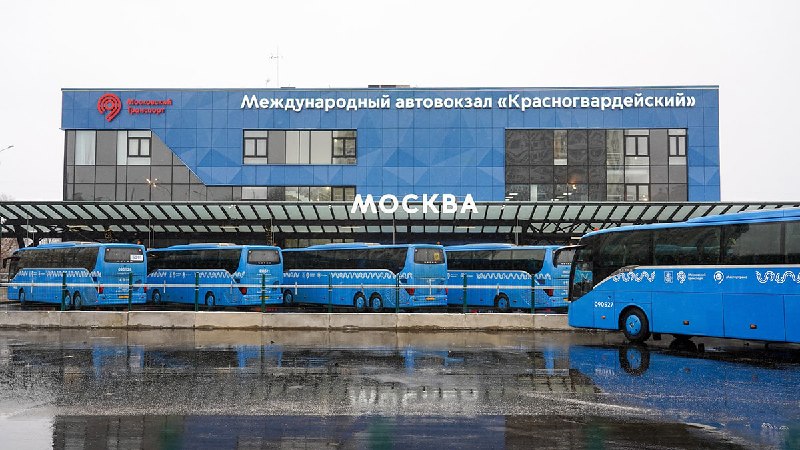 Автобус на маршруте Москва-Ереван, отправление с автовокзала Красногвардейский