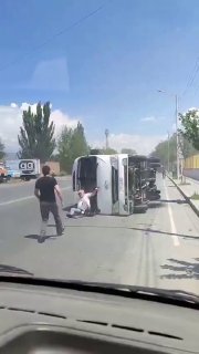 Автобус с детьми из лагеря «Телак» перевернулся на трассе под Аштараком: пострадавшие доставлены в больницы